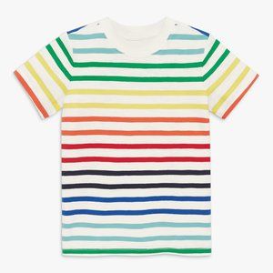 Primary Rainbow stripe tee 3T NEW W/TAGS